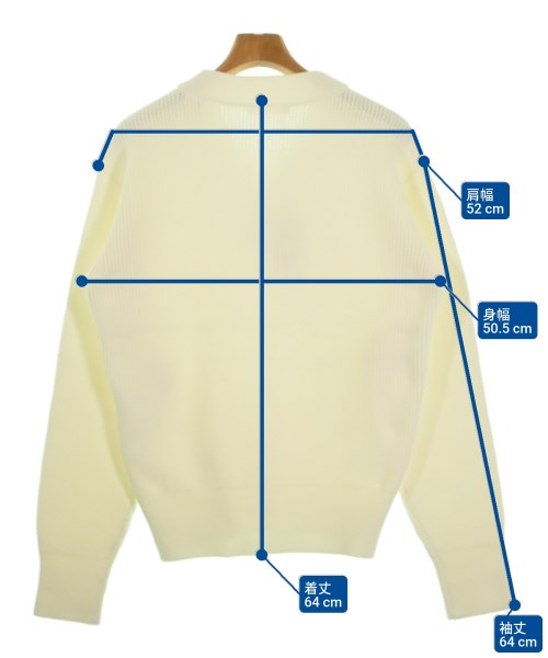 HELMUT LANG（ヘルムートラング）ニット・セーター 白 サイズ:S メンズ/2200633239060