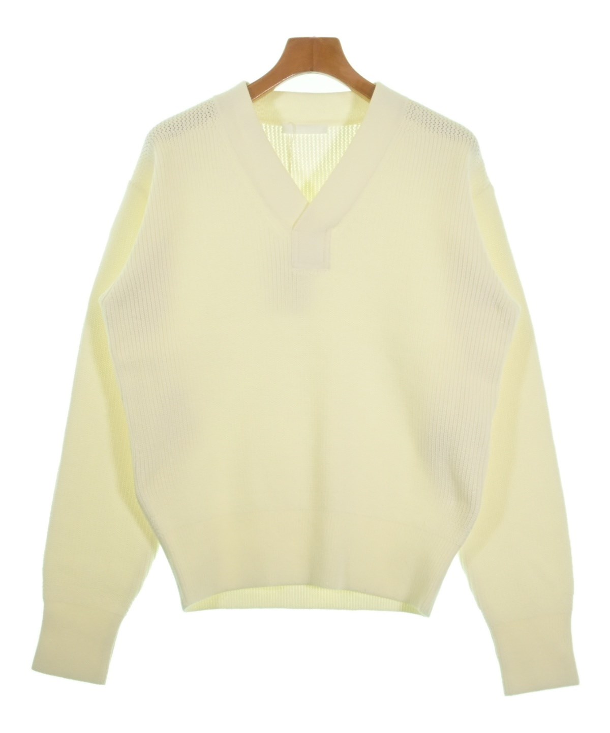 HELMUT LANG（ヘルムートラング）ニット・セーター 白 サイズ:S メンズ