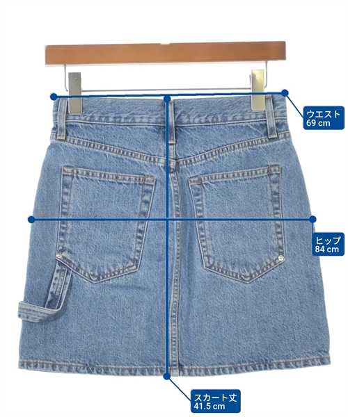 HELMUT LANG（ヘルムートラング）ミニスカート 青 サイズ:25(S位) レディース/2200608766058