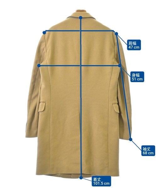 HELMUT LANG（ヘルムートラング）コート ベージュ サイズ:46(M位) メンズ/2200671761011