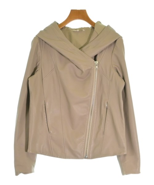 HELMUT LANG(ヘルムートラング)ライダース ベージュ サイズ:M/2200672501074