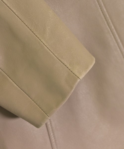 HELMUT LANG（ヘルムートラング）ライダース ベージュ サイズ:M レディース/2200672501074
