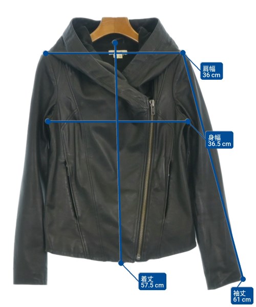 HELMUT LANG（ヘルムートラング）ライダース 黒 サイズ:P(XS位) レディース/2200673148025