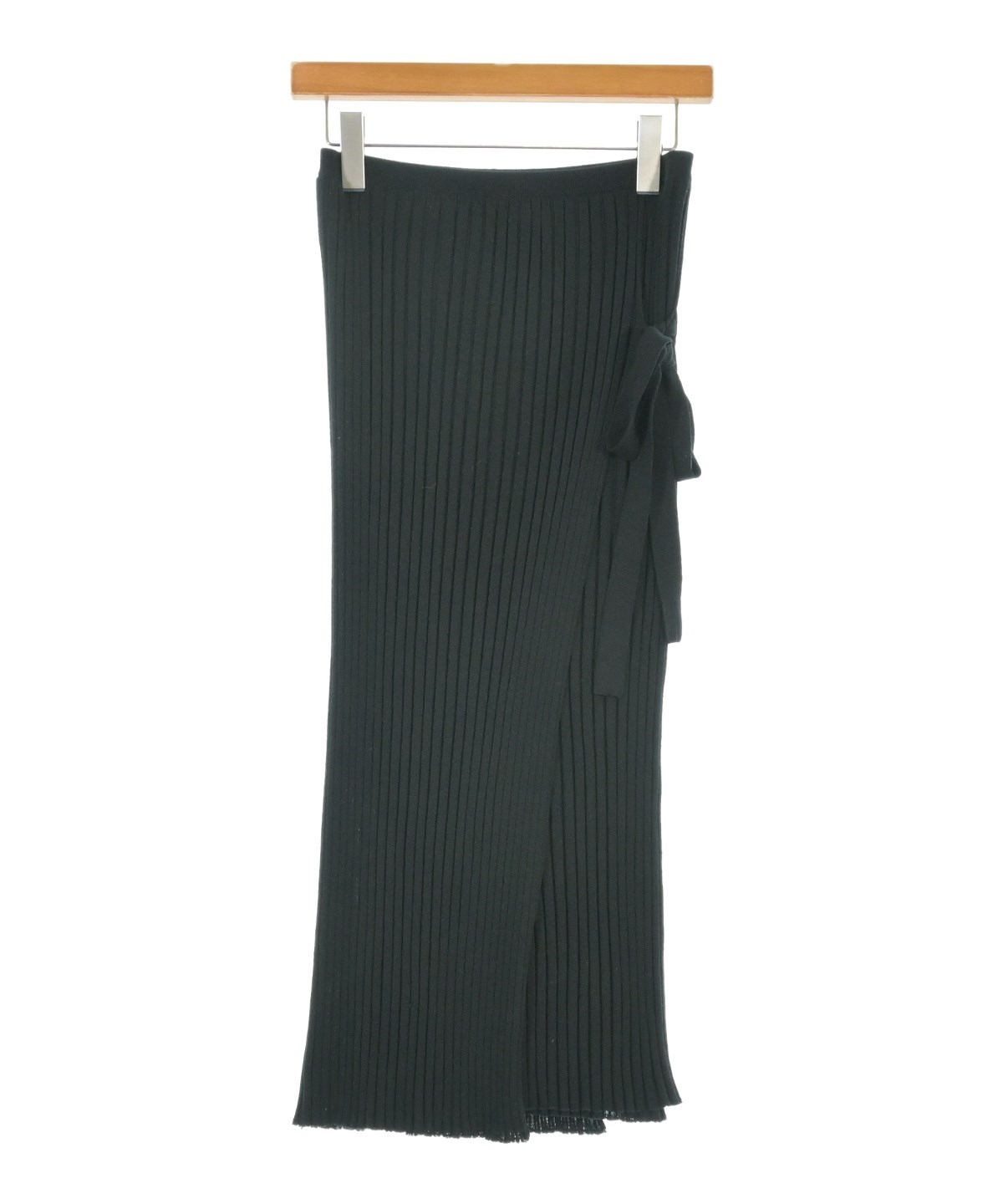 HELMUT LANG ヘルムートラング　アンシンメトリー　キャミソールロング黒 HELMUT LANG（ヘルムートラング）ロング・マキシ丈スカート 黒 サイズ