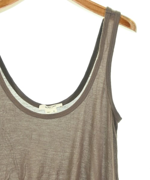 HELMUT LANG（ヘルムートラング）ノースリーブ 茶 サイズ:S レディース/2200678601051