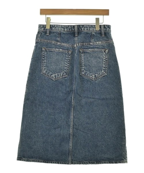 HELMUT LANG（ヘルムートラング）ひざ丈スカート 青 サイズ:27(M位) レディース/2200681176102