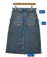 HELMUT LANG（ヘルムートラング）ひざ丈スカート 青 サイズ:27(M位) レディース/2200681176102