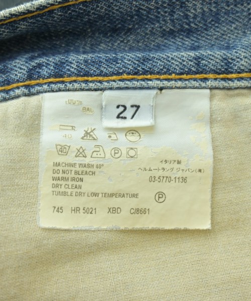 HELMUT LANG（ヘルムートラング）デニムパンツ 青 サイズ:27(M位) レディース/2200682011044