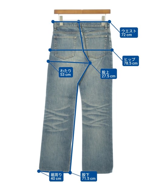 HELMUT LANG（ヘルムートラング）デニムパンツ 青 サイズ:27(M位) レディース/2200682011044