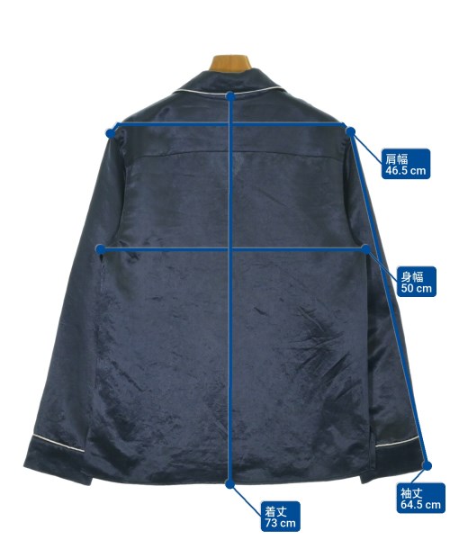 HELMUT LANG（ヘルムートラング）カジュアルシャツ 紺 サイズ:M メンズ/2200692691045
