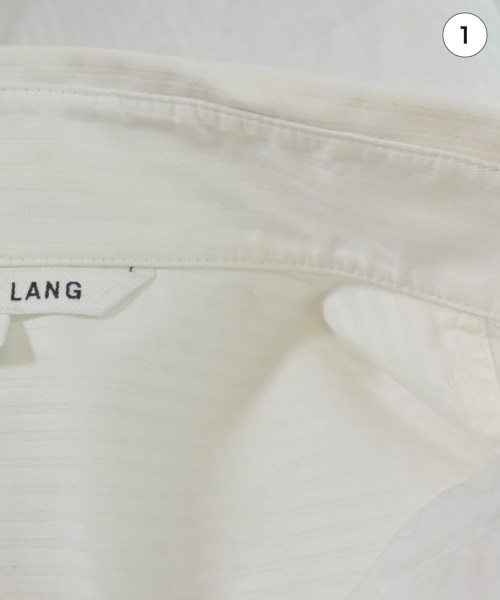 HELMUT LANG（ヘルムートラング）カジュアルシャツ 白 サイズ:S レディース/2200690636093