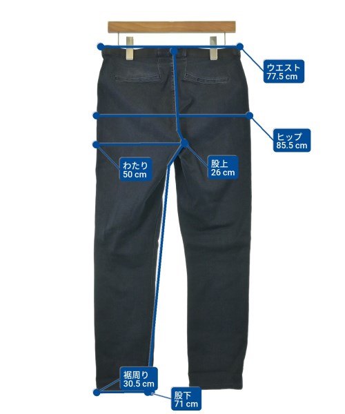 HELMUT LANG（ヘルムートラング）デニムパンツ 紺 サイズ:31(XL位) レディース/2200692097335