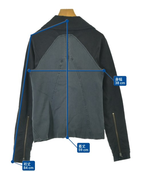 HELMUT LANG（ヘルムートラング）ライダース グレー サイズ:S レディース/2200692068038