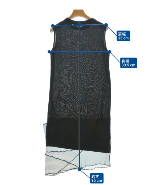 HELMUT LANG（ヘルムートラング）ワンピース 黒 サイズ:40(M位) レディース/2200696308055