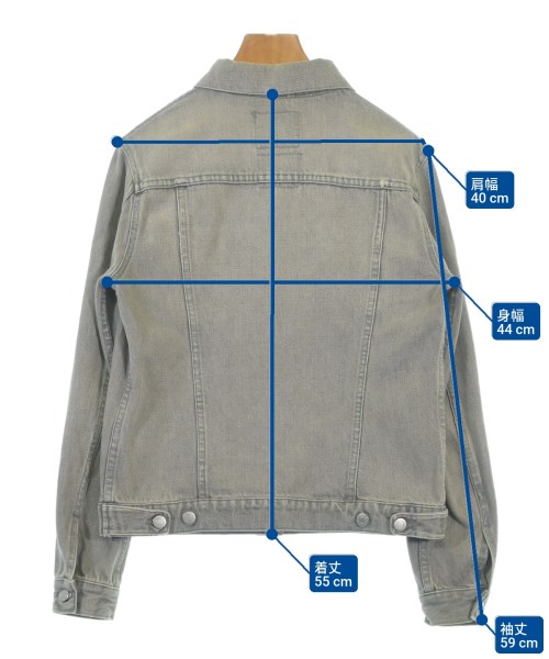 HELMUT LANG（ヘルムートラング）デニムジャケット グレー サイズ:40(M位) レディース/2200694592036