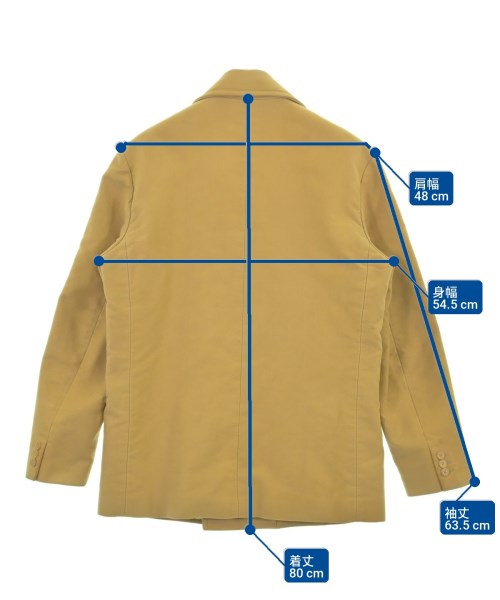 HELMUT LANG（ヘルムートラング）ピーコート ベージュ サイズ:50(XL位) メンズ/2200702010040