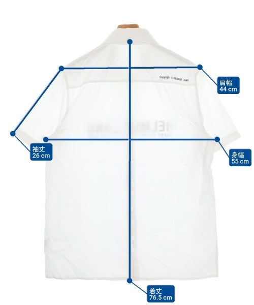 HELMUT LANG（ヘルムートラング）カジュアルシャツ 白 サイズ:L メンズ/2200660056166