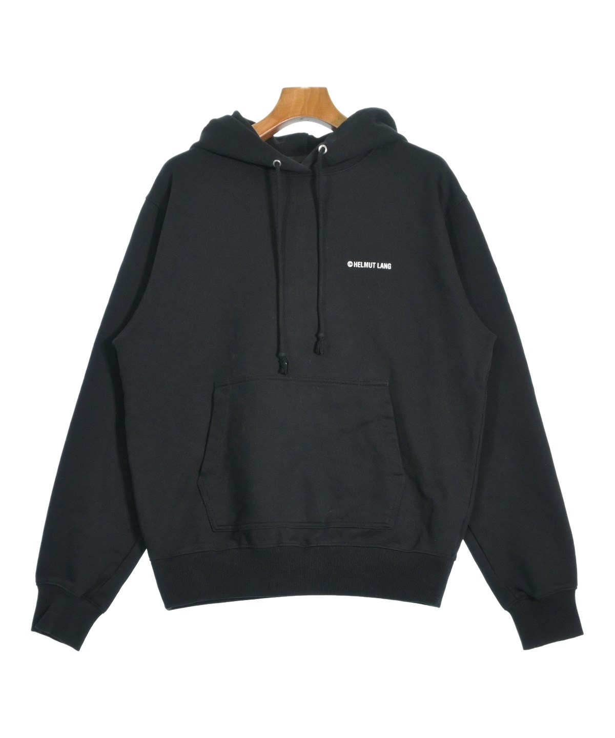HELMUT LANG ヘルムートラング パーカー S 黒 【古着】【中古】【送料無料】 中古・古着通販】HELMUT LANG (ヘルムートラング) WASHD LMBSKN HOODED