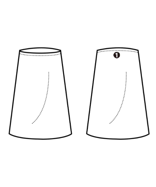 HELMUT LANG（ヘルムートラング）ひざ丈スカート 茶 サイズ:M レディース/2200714507057