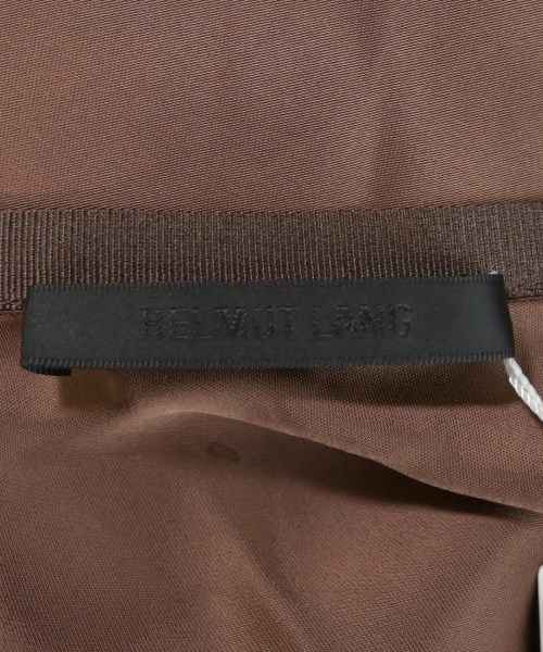 HELMUT LANG（ヘルムートラング）ひざ丈スカート 茶 サイズ:M レディース/2200714507057
