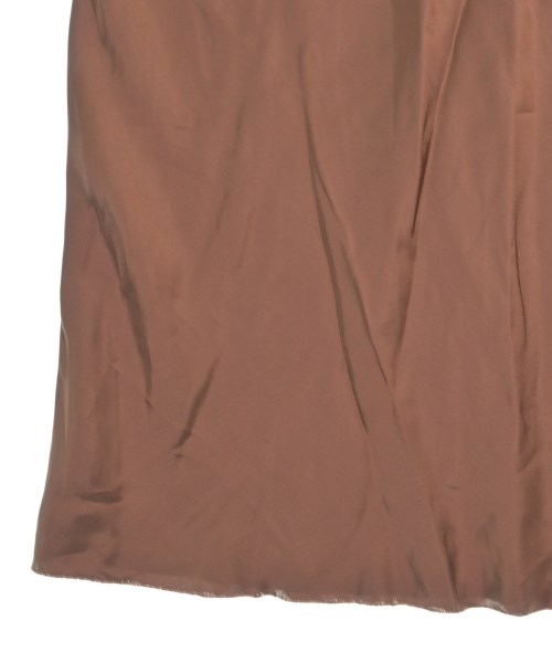 HELMUT LANG（ヘルムートラング）ひざ丈スカート 茶 サイズ:M レディース/2200714507057