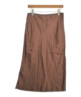 HELMUT LANG（ヘルムートラング）ひざ丈スカート 茶 サイズ:M レディース/2200714507057