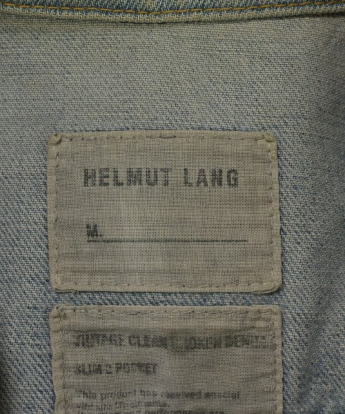 HELMUT LANG（ヘルムートラング）デニムジャケット 青 サイズ:46(XL位) レディース/2200717022014