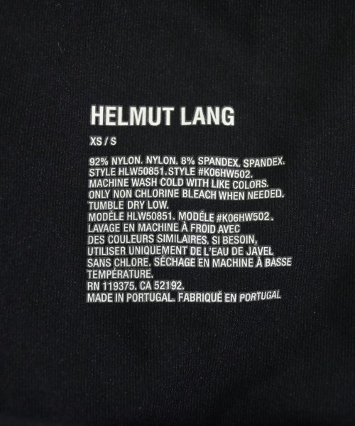HELMUT LANG（ヘルムートラング）Tシャツ・カットソー 黒 サイズ:XS レディース/2200717200061