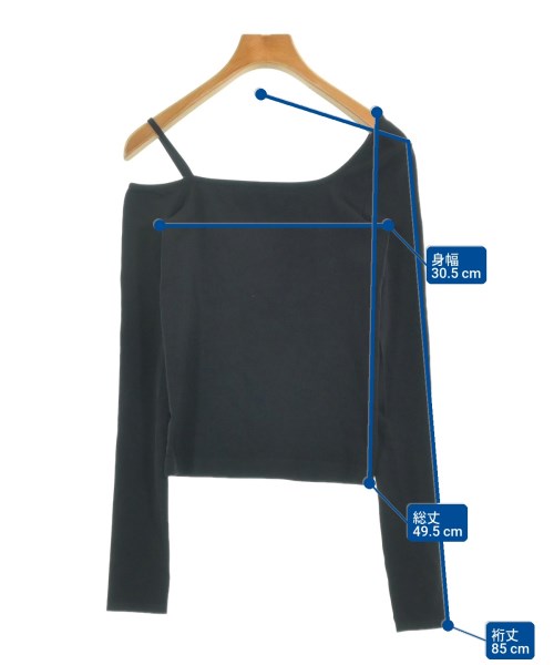 HELMUT LANG（ヘルムートラング）Tシャツ・カットソー 黒 サイズ:XS レディース/2200717200061