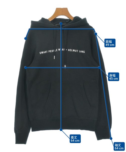 HELMUT LANG（ヘルムートラング）パーカー 黒 サイズ:S レディース/2200644995023
