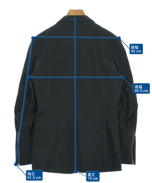 HELMUT LANG（ヘルムートラング）ジャケット 黒 サイズ:34(XS位) メンズ/2200653511054