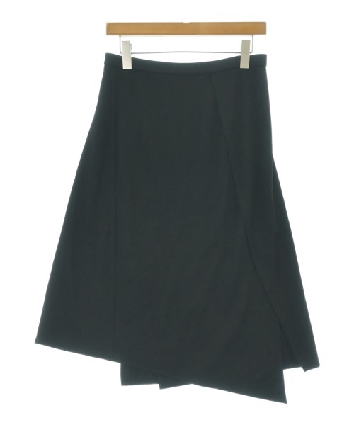 HELMUT LANG（ヘルムートラング）ひざ丈スカート 黒 サイズ:L レディース/2200637762083