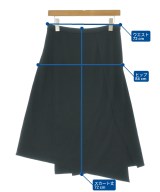 HELMUT LANG（ヘルムートラング）ひざ丈スカート 黒 サイズ:L レディース/2200637762083