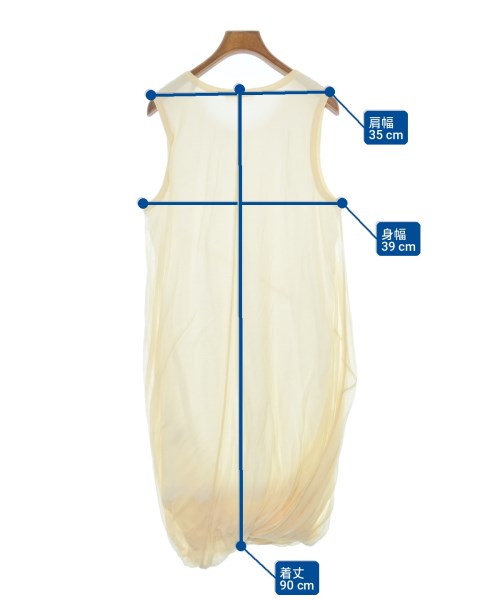 HELMUT LANG（ヘルムートラング）ワンピース 黄 サイズ:S レディース/2200708101117
