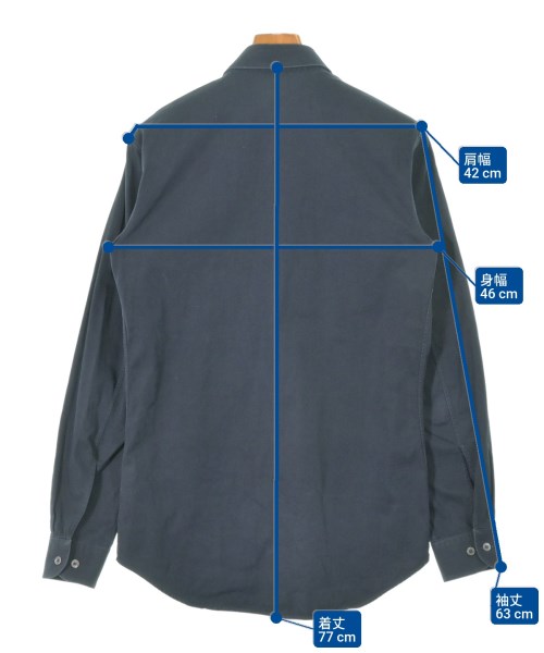 HELMUT LANG（ヘルムートラング）カジュアルシャツ 紺 サイズ:39(M位) メンズ/2200660014050