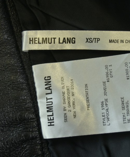 HELMUT LANG（ヘルムートラング）ミニスカート 黒 サイズ:XS レディース/2200657080020