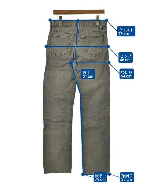 HELMUT LANG（ヘルムートラング）デニムパンツ グレー サイズ:30(M位) メンズ/2200735791145