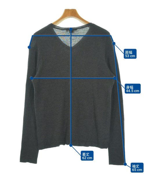 HELMUT LANG（ヘルムートラング）ニット・セーター グレー サイズ:XS メンズ/2200736284042