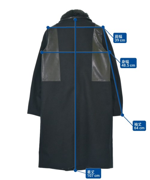 HELMUT LANG（ヘルムートラング）コート 黒 サイズ:P(XS位) レディース/2200718529055