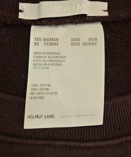 HELMUT LANG（ヘルムートラング）スウェット 赤 サイズ:XXXS メンズ/2200720808025