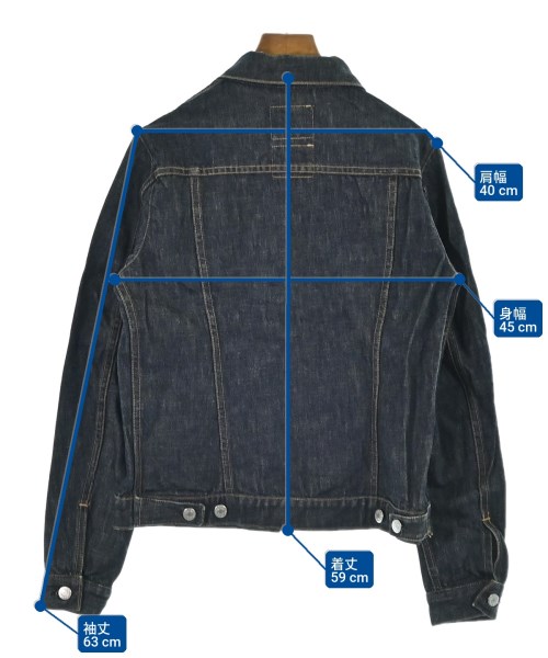 HELMUT LANG（ヘルムートラング）デニムジャケット 紺 サイズ:40(M位) レディース/2200719563010