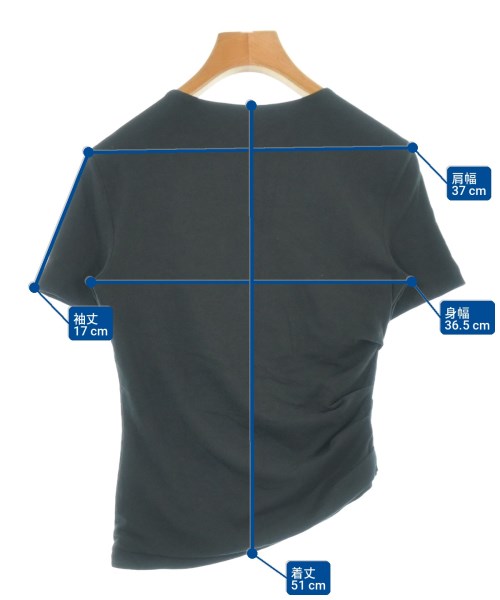 HELMUT LANG（ヘルムートラング）Tシャツ・カットソー 黒 サイズ:XS レディース/2200720245097