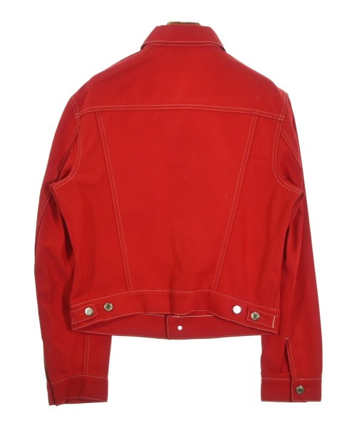 HELMUT LANG（ヘルムートラング）デニムジャケット 赤 サイズ:S レディース/2200683669091