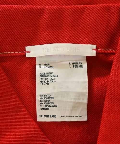 HELMUT LANG（ヘルムートラング）デニムジャケット 赤 サイズ:S レディース/2200683669091