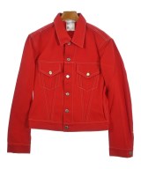 HELMUT LANG（ヘルムートラング）デニムジャケット 赤 サイズ:S レディース/2200683669091
