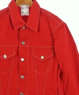 HELMUT LANG（ヘルムートラング）デニムジャケット 赤 サイズ:S レディース/2200683669091
