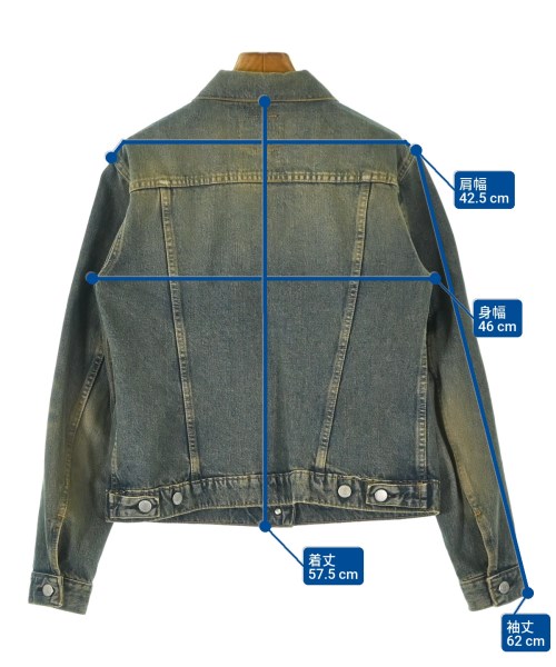 HELMUT LANG（ヘルムートラング）デニムジャケット 紺 サイズ:44(L位) レディース/2200686273028