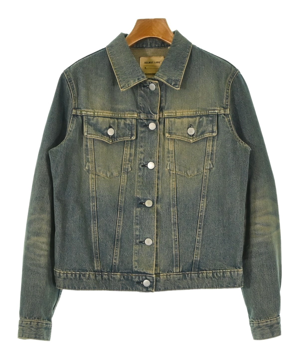 HELMUT LANG デニムジャケット 42サイズ HELMUT LANG（ヘルムートラング）デニムジャケット 紺 サイズ:44(L位