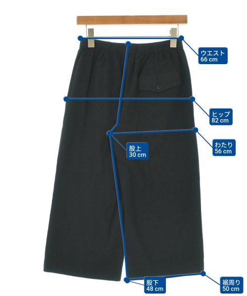 HELMUT LANG（ヘルムートラング）クロップドパンツ 黒 サイズ:XS レディース/2200683448108