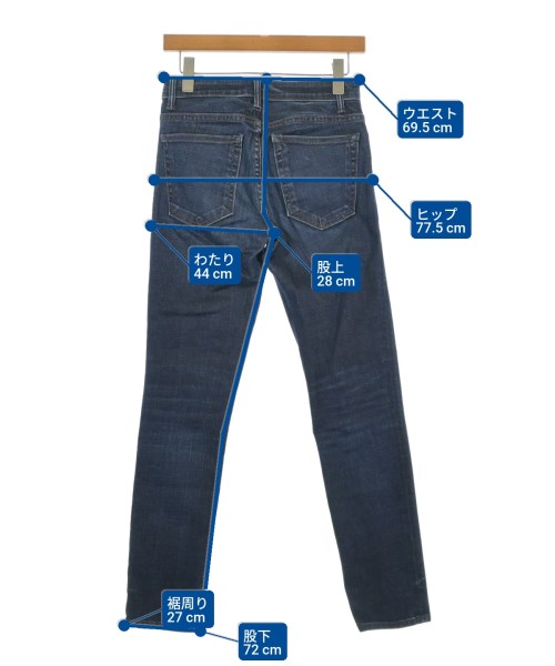 HELMUT LANG（ヘルムートラング）デニムパンツ 紺 サイズ:26(M位) レディース/2200686813484